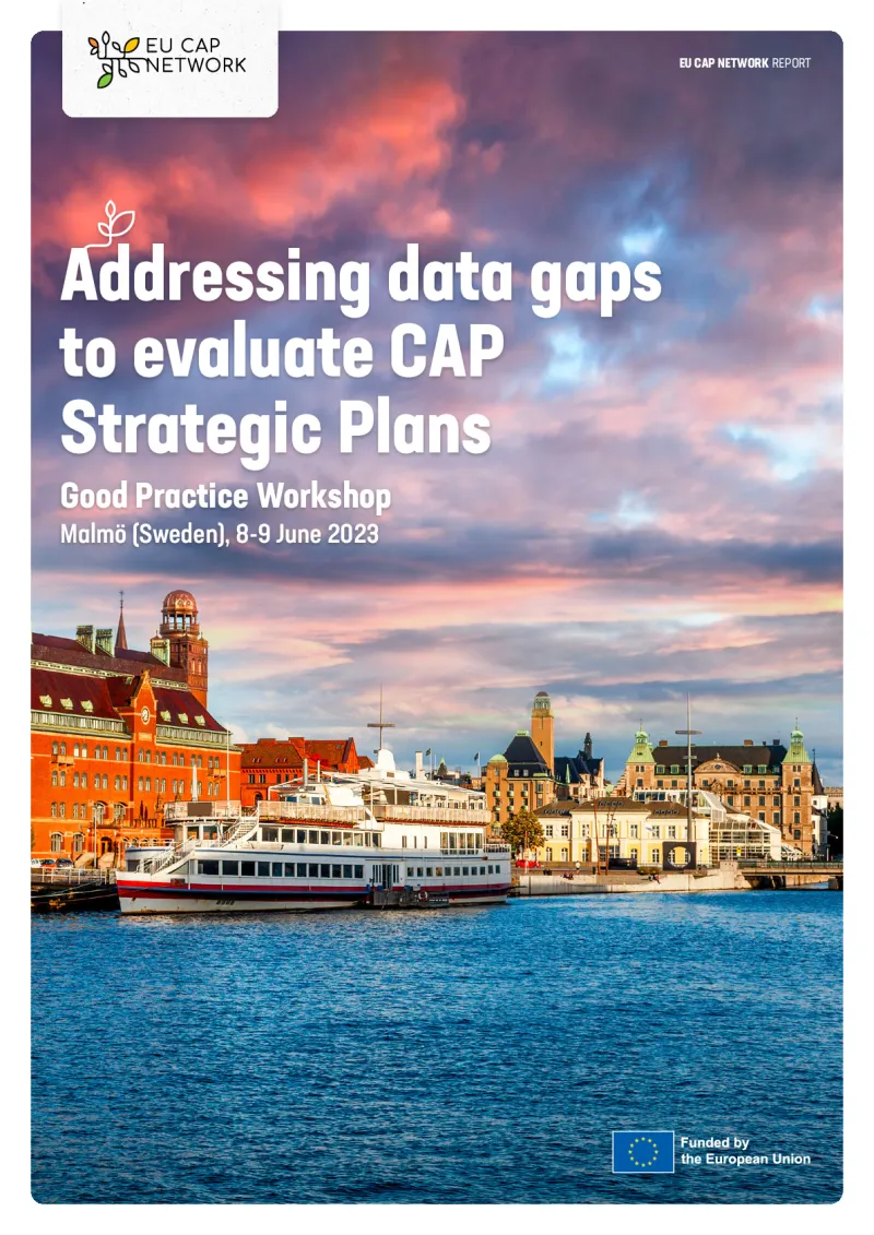 Addressing data gaps to evaluate CAP Strategic Plans
