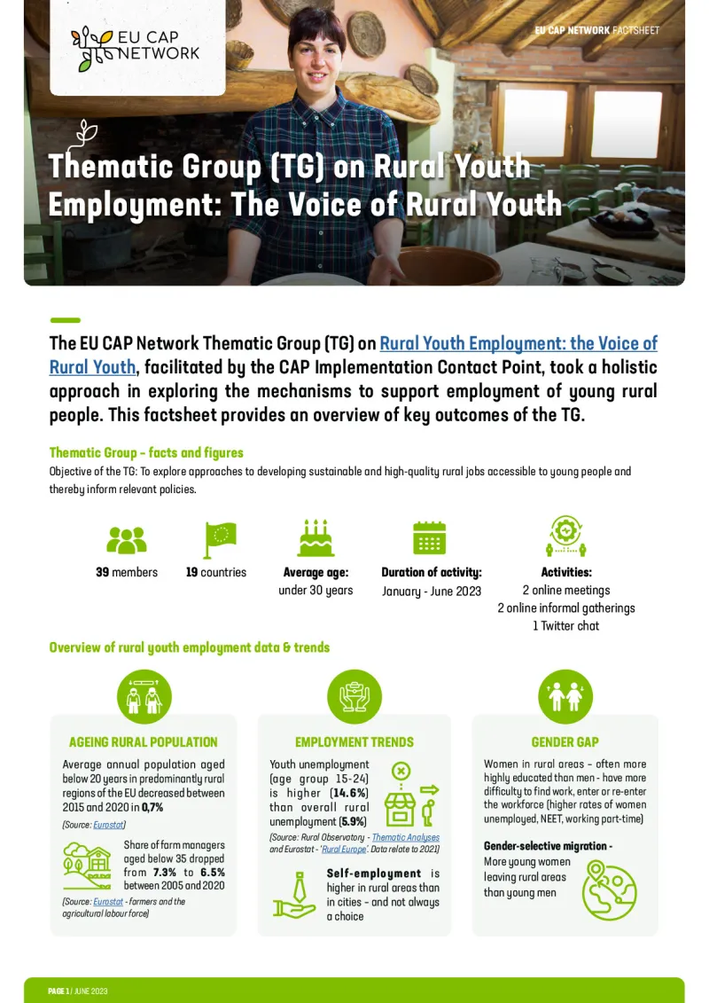 Factsheet - Rural Youth Employment