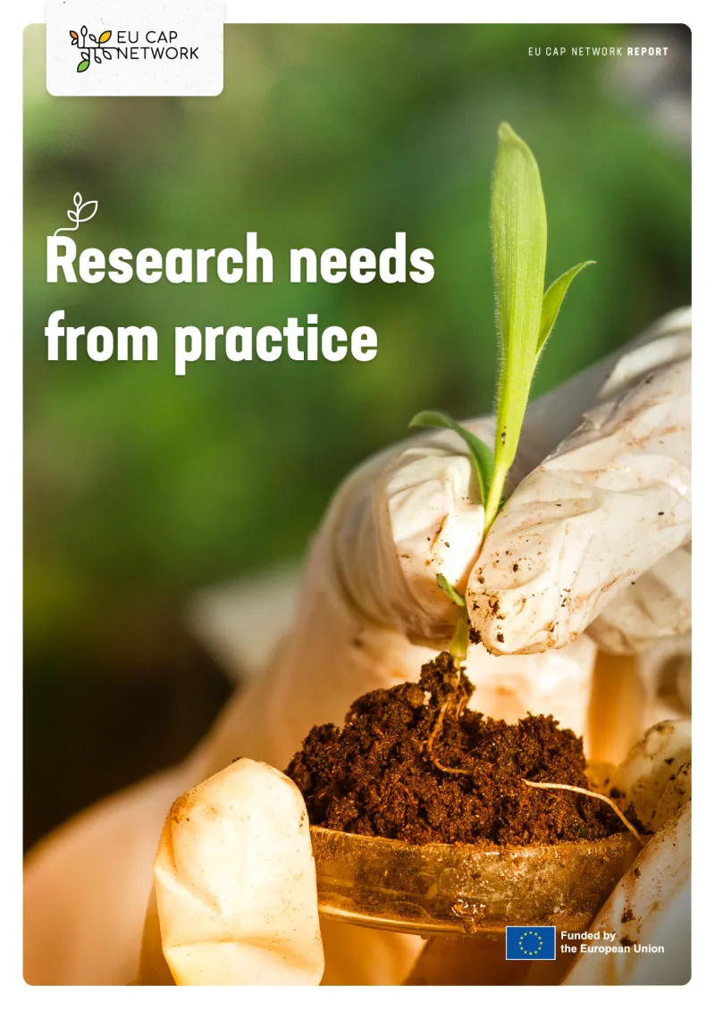 EU CAP Network Report - Research needs from practice