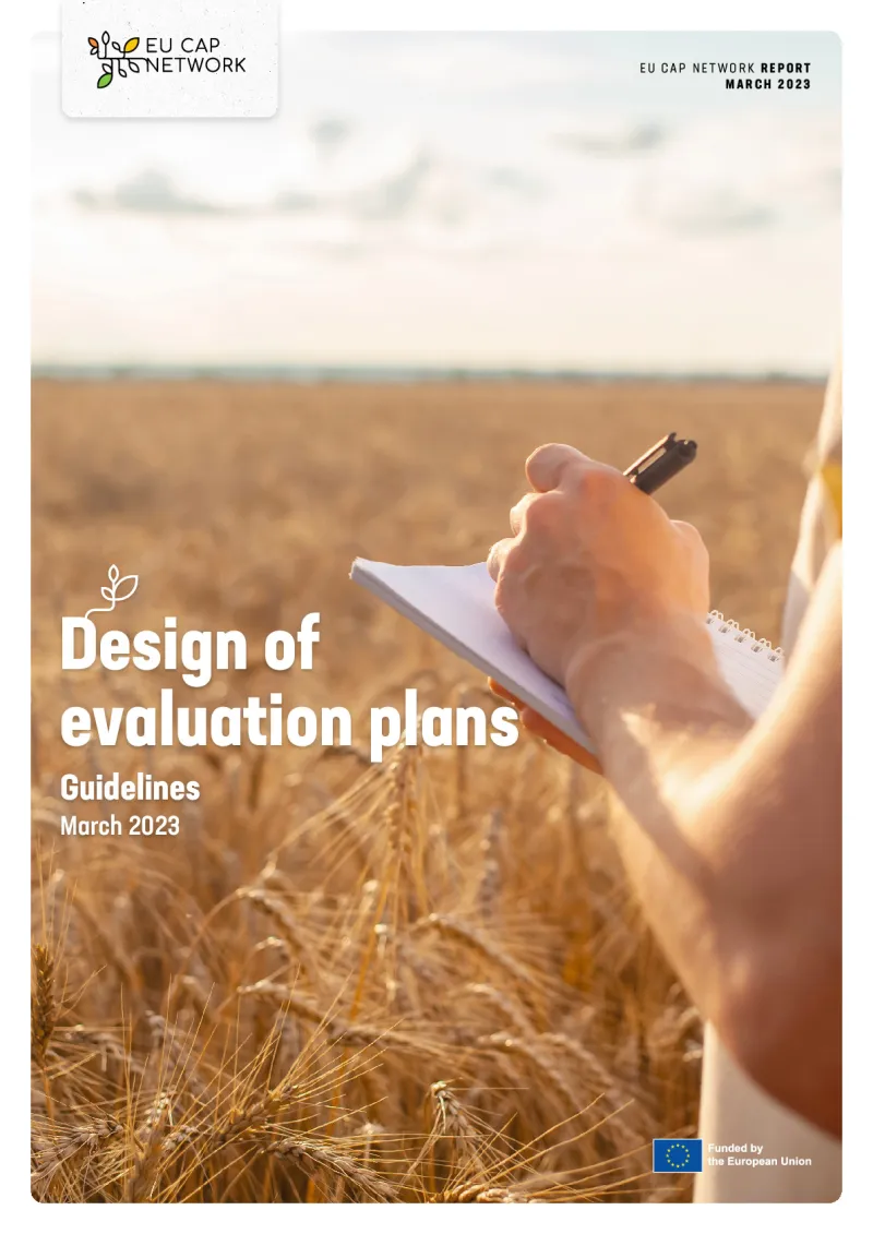 Guidelines - Design of evaluation plans