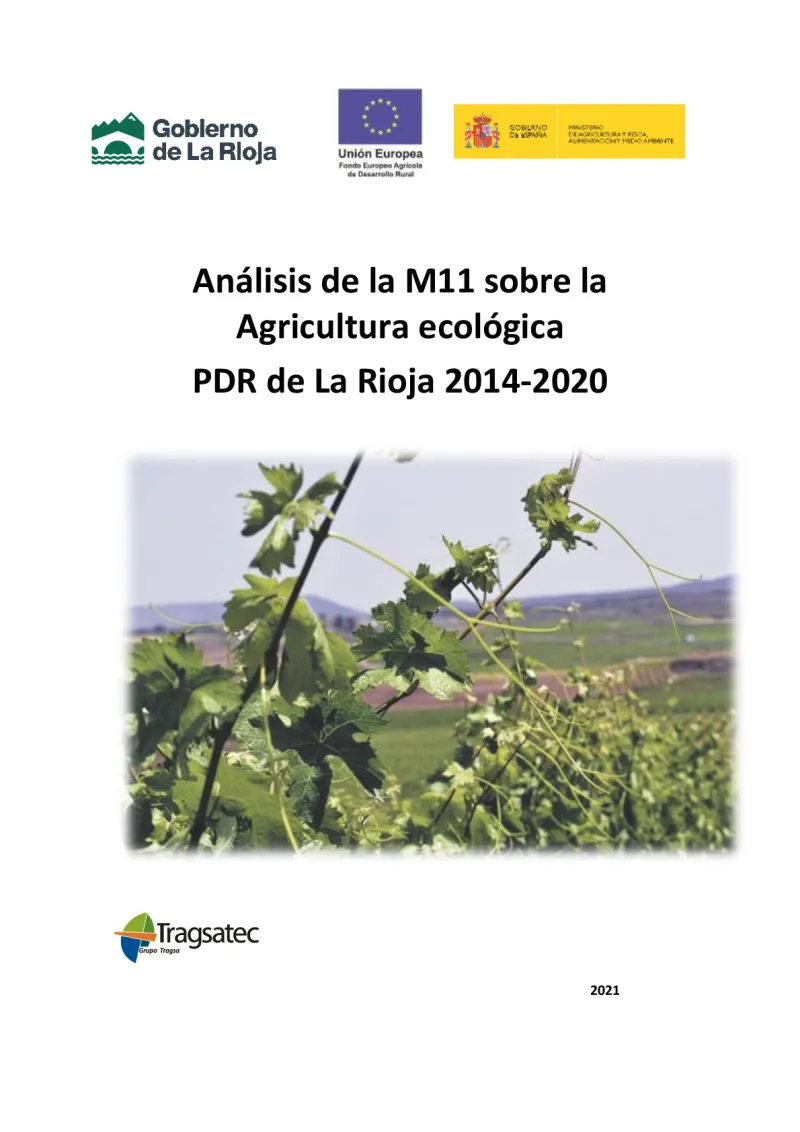 Analysis of organic farming relating to Rioja's RDP