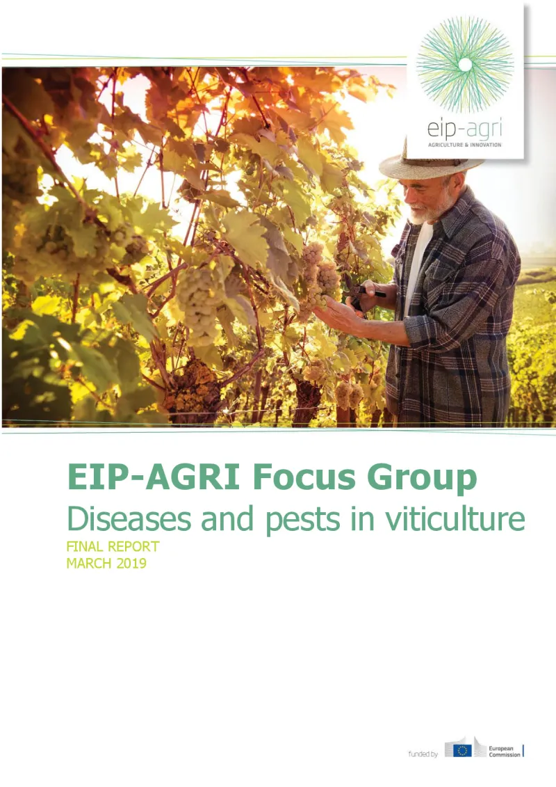 EIP-AGRI Focus Group Diseases and pests in viticulture: Final report: English version