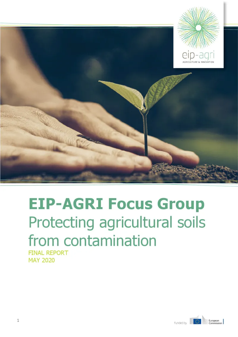 EIP-AGRI Focus Group Soil contamination: Final report: English version