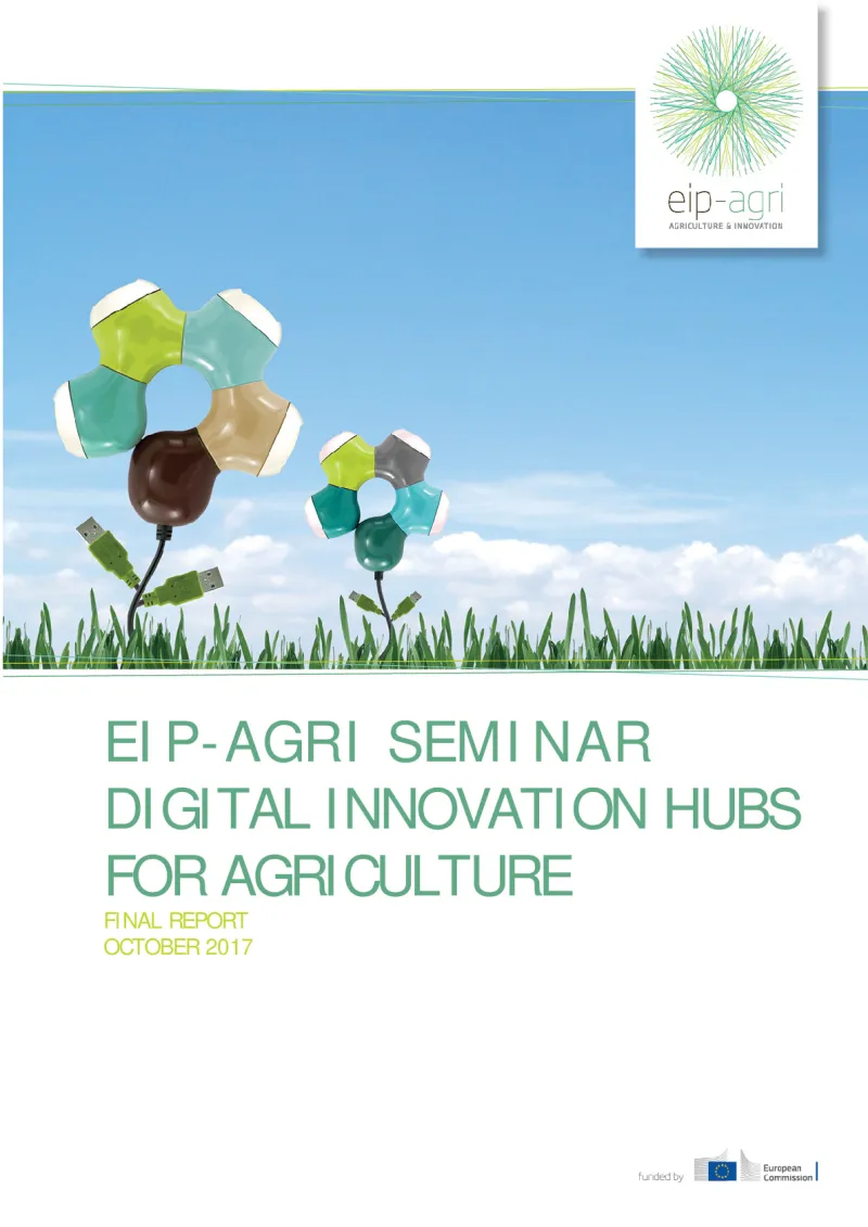 EIP-AGRI Seminar Digital Innovation Hubs: Final report (English version)