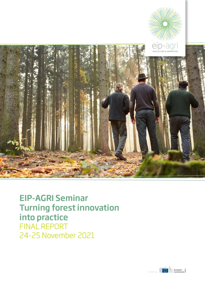 EIP-AGRI Seminar on Turning forest innovation into practice: Final report (English version)