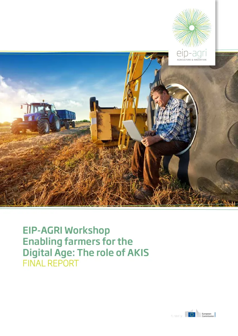 EIP-AGRI Workshop Enabling farmers for the digital age: Final report: English version