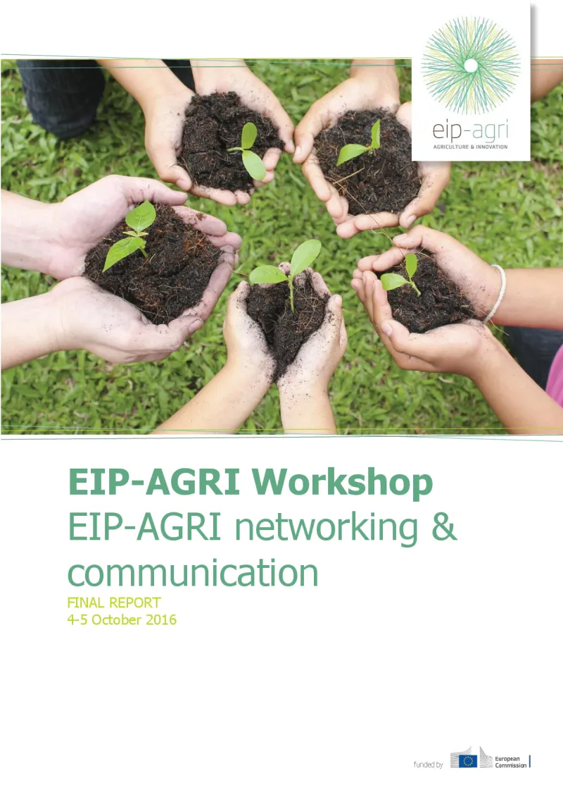 EIP-AGRI Workshop on EIP-AGRI Networking and communication: Final report (English version)
