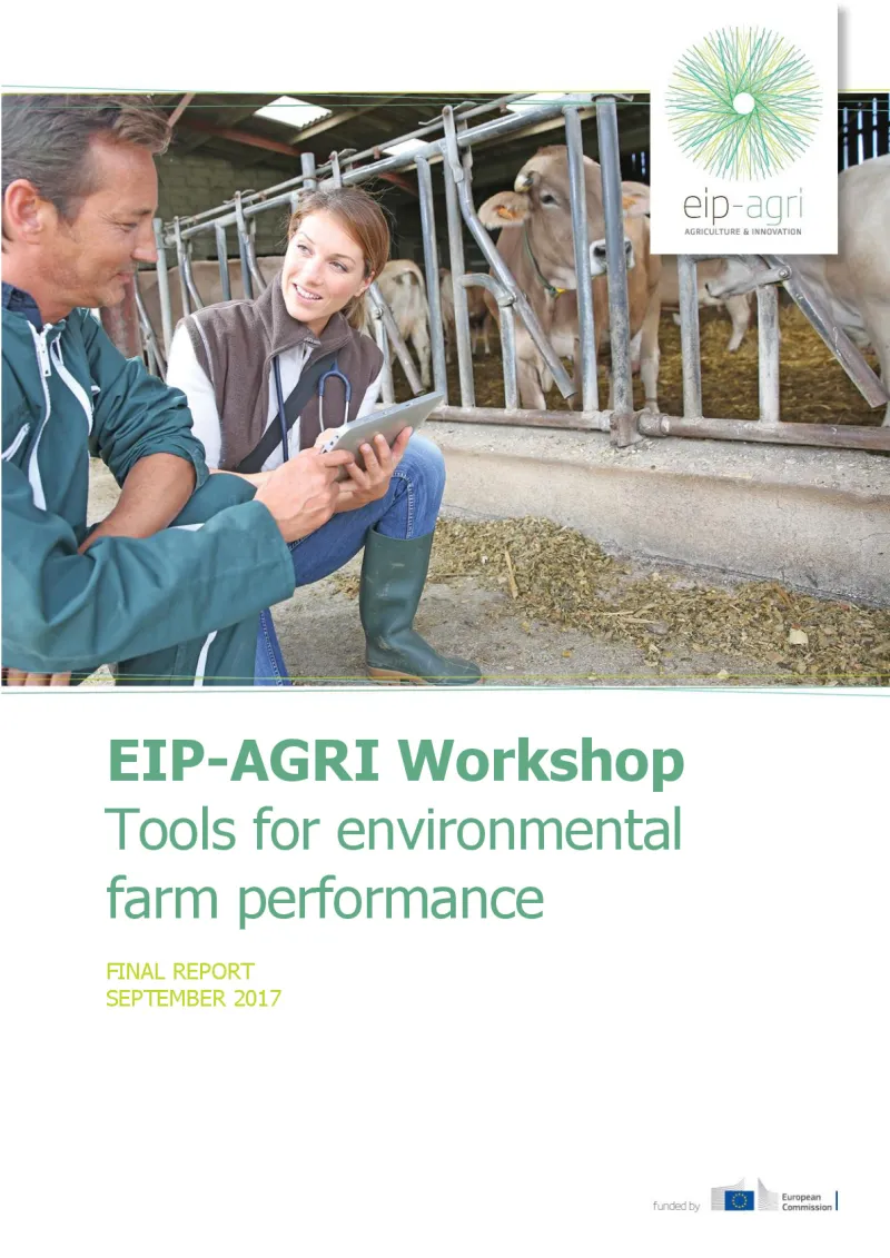 EIP-AGRI Workshop on Tools for environmental farm performance: Final report: English version