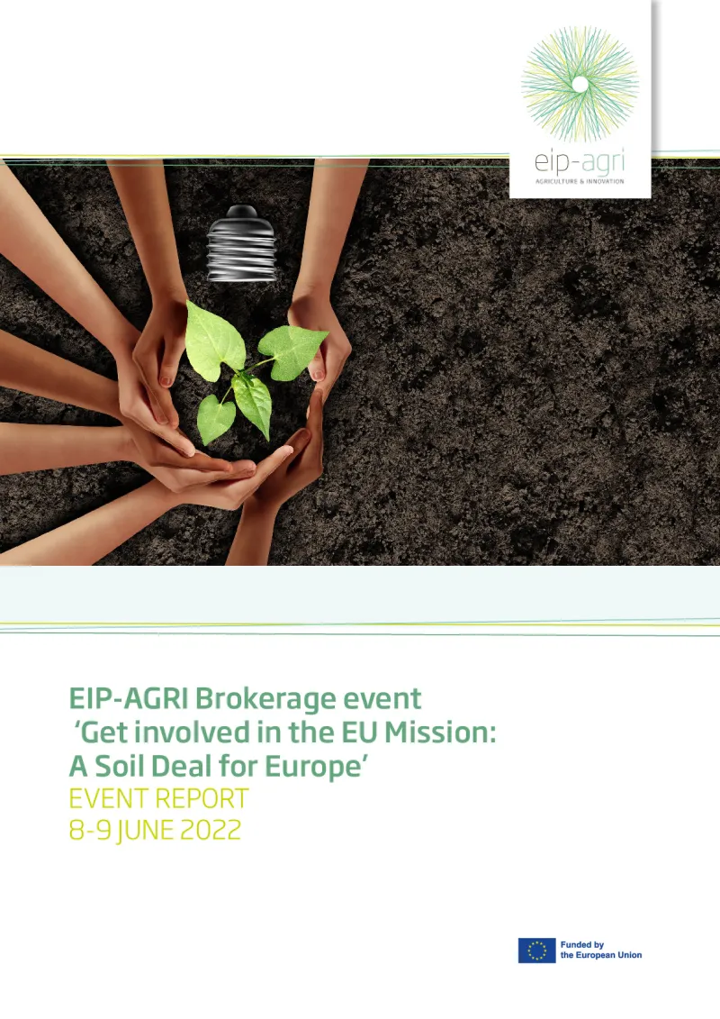 Event report - EIP-AGRI Brokerage event ‘Get involved in the EU Mission: A Soil Deal for Europe’