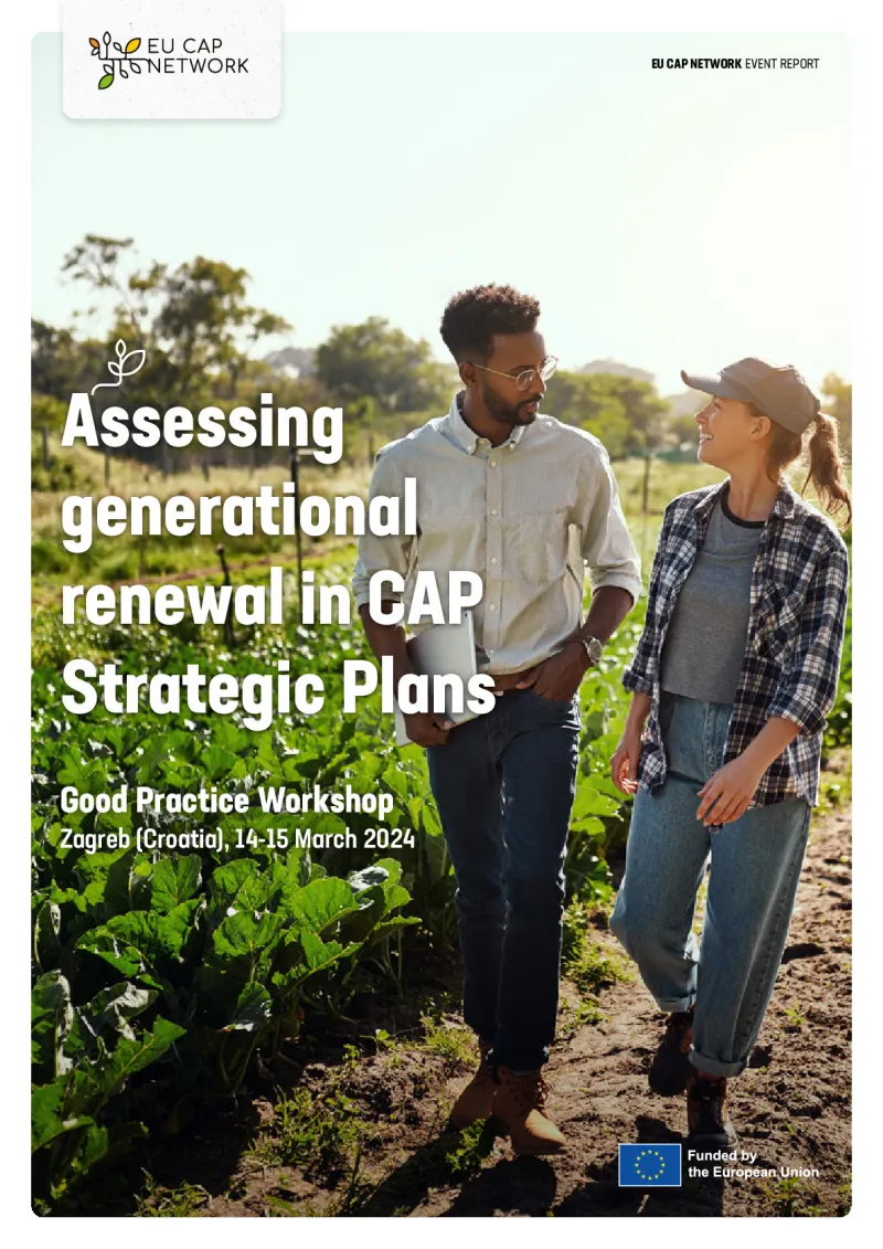 Good Practice Workshop - Assessing generational renewal in CAP Strategic Plans