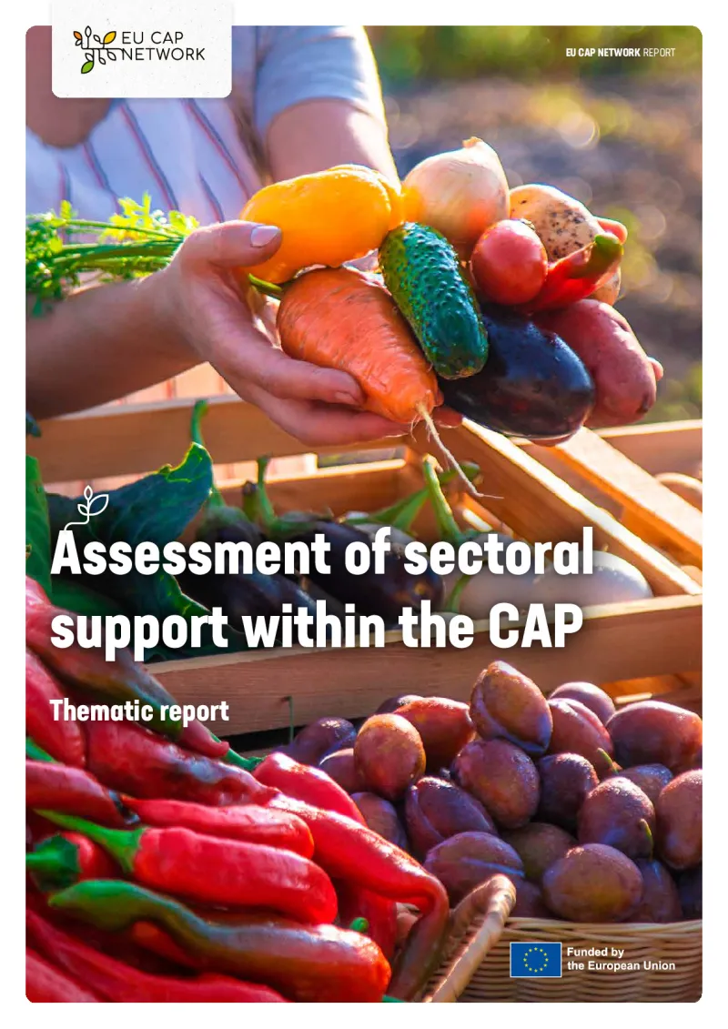 Report - Assessment of sectoral support within the CAP