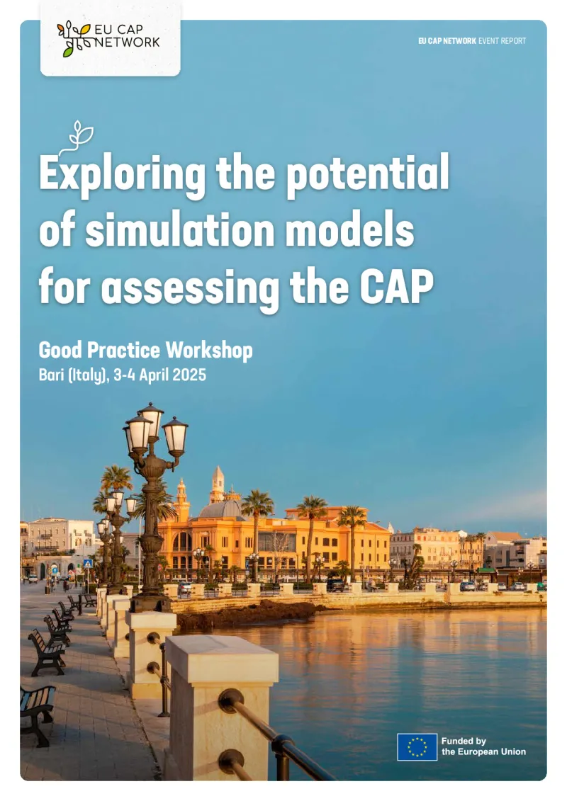 Event report - Exploring the potential of simulation models for assessing the CAP