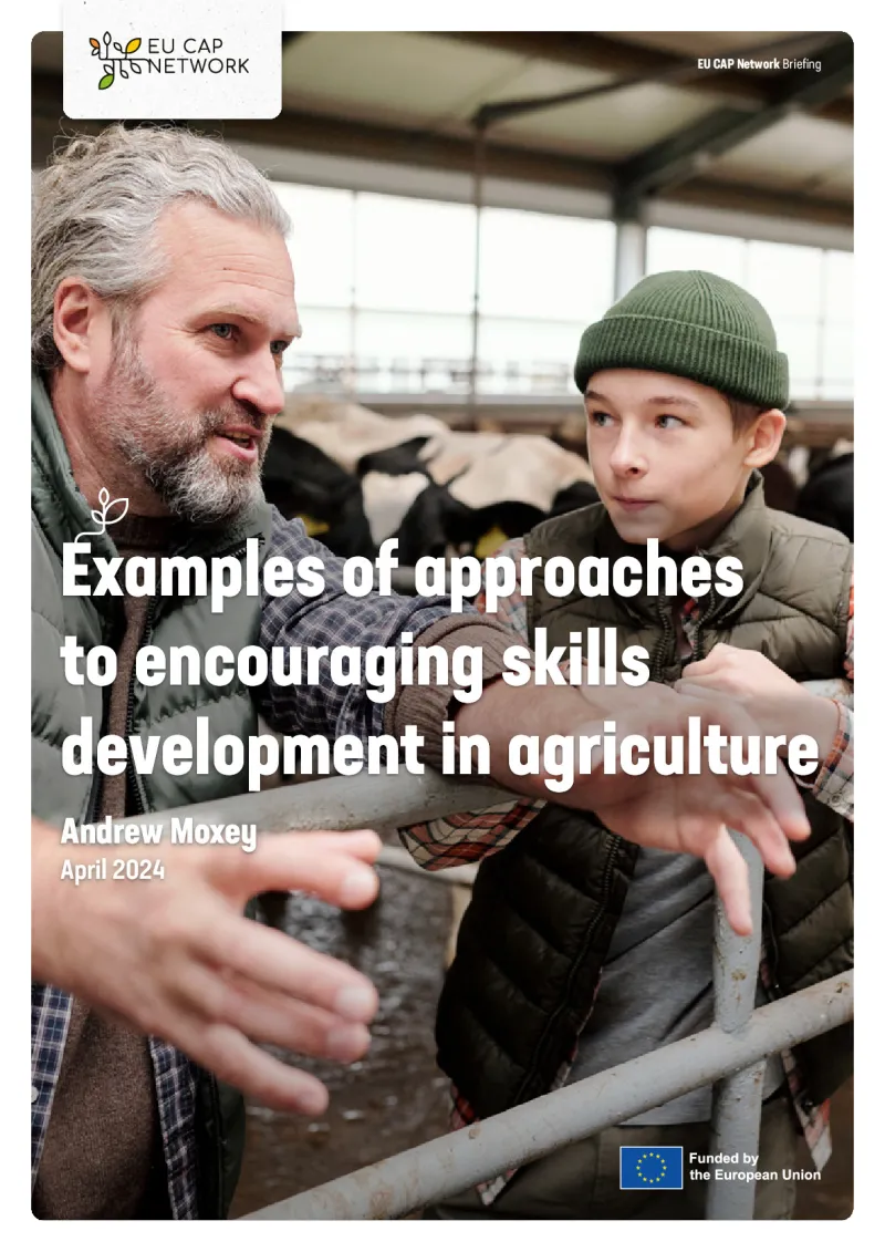 Briefing - Examples of approaches to encouraging skills development in agriculture