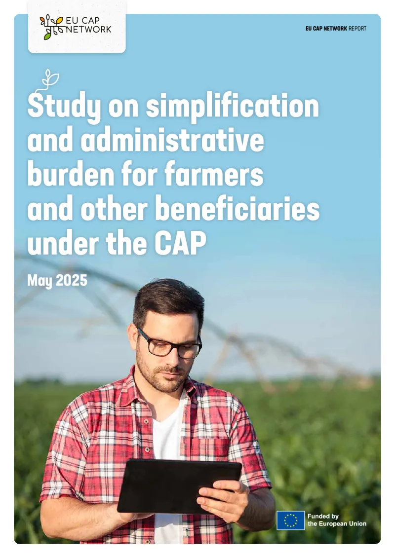 Report - Study on simplification and administrative burden for farmers and other beneficiaries under the CAP