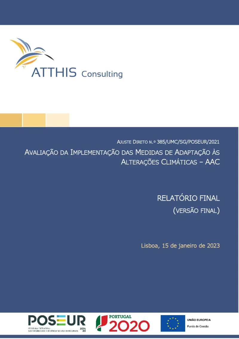 Evaluation of the Implementation of Adaptation Measures to Measures AAC