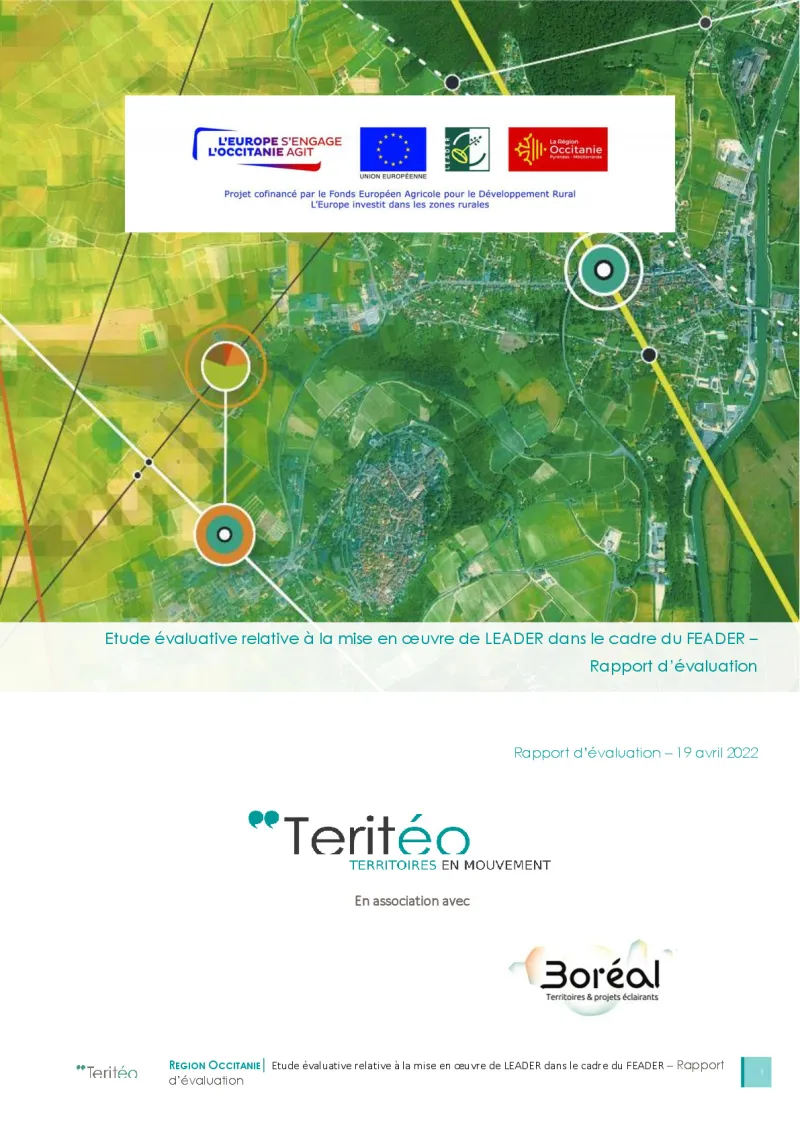 Evaluation of LEADER as part of the EAFRD in Occitania, France