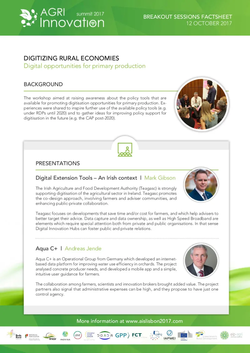 EIP-AGRI Factsheet Digital opportunities for primary production: English version
