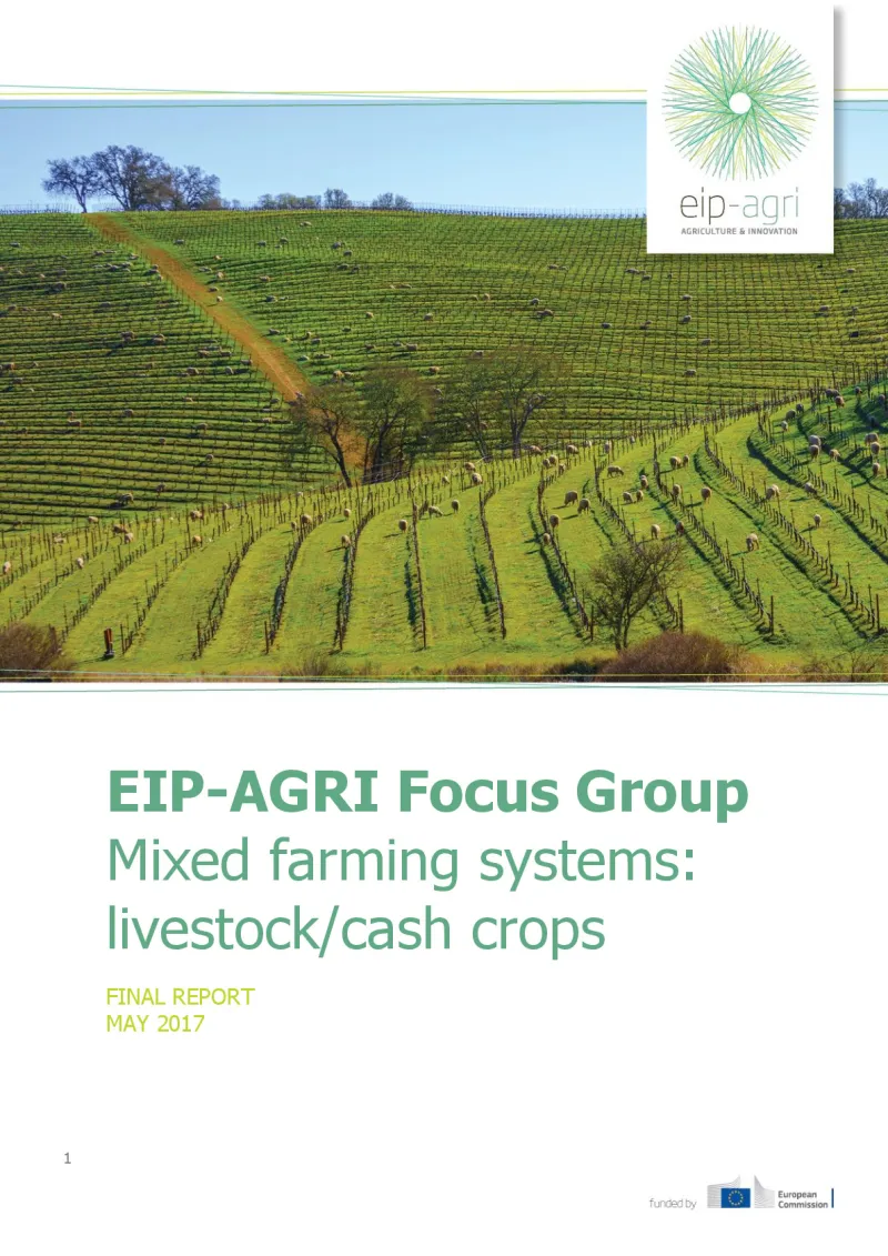 EIP-AGRI Focus Group on Mixed Farming Systems: Final report (English version)
