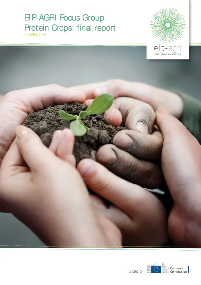 Focus Group Protein Crops: Final report (English version)