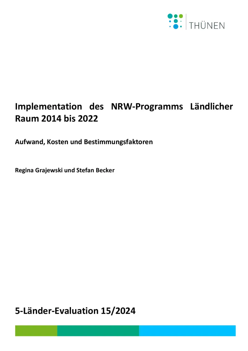 Nordrhein Implementation costs