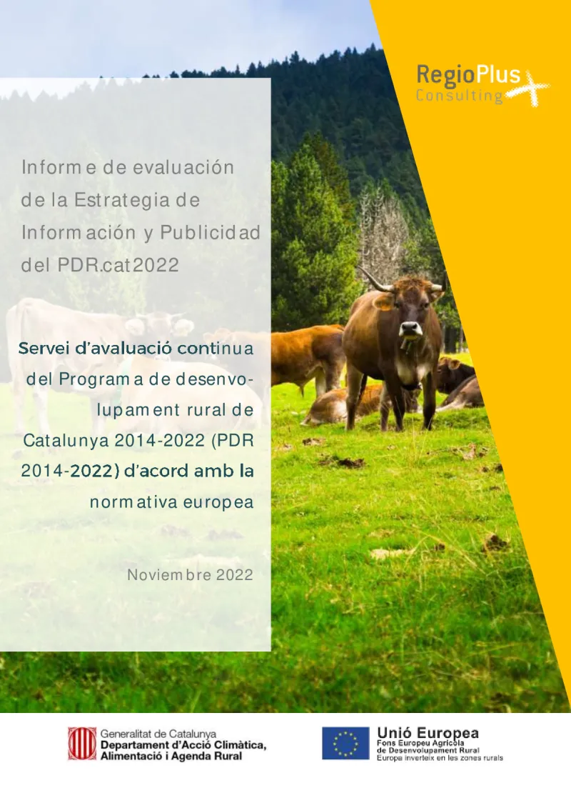 Regioplus consulting evaluation report of the information and advertising strategy