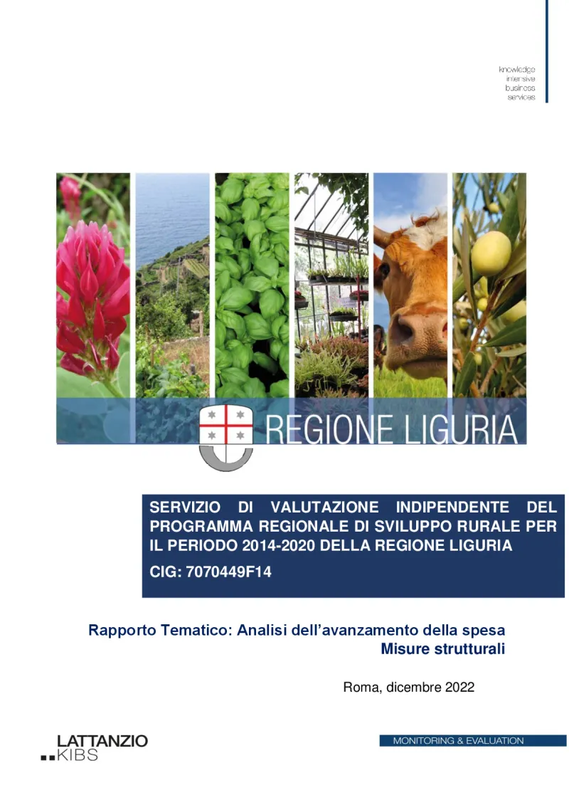 Thematic report on the expenditure progress of structural measures