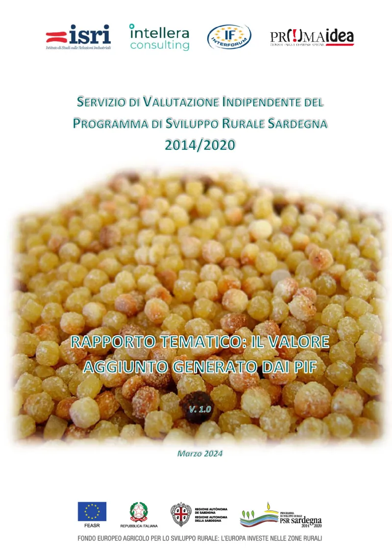 Thematic Report - The added value generated by the integrated supply chain projects