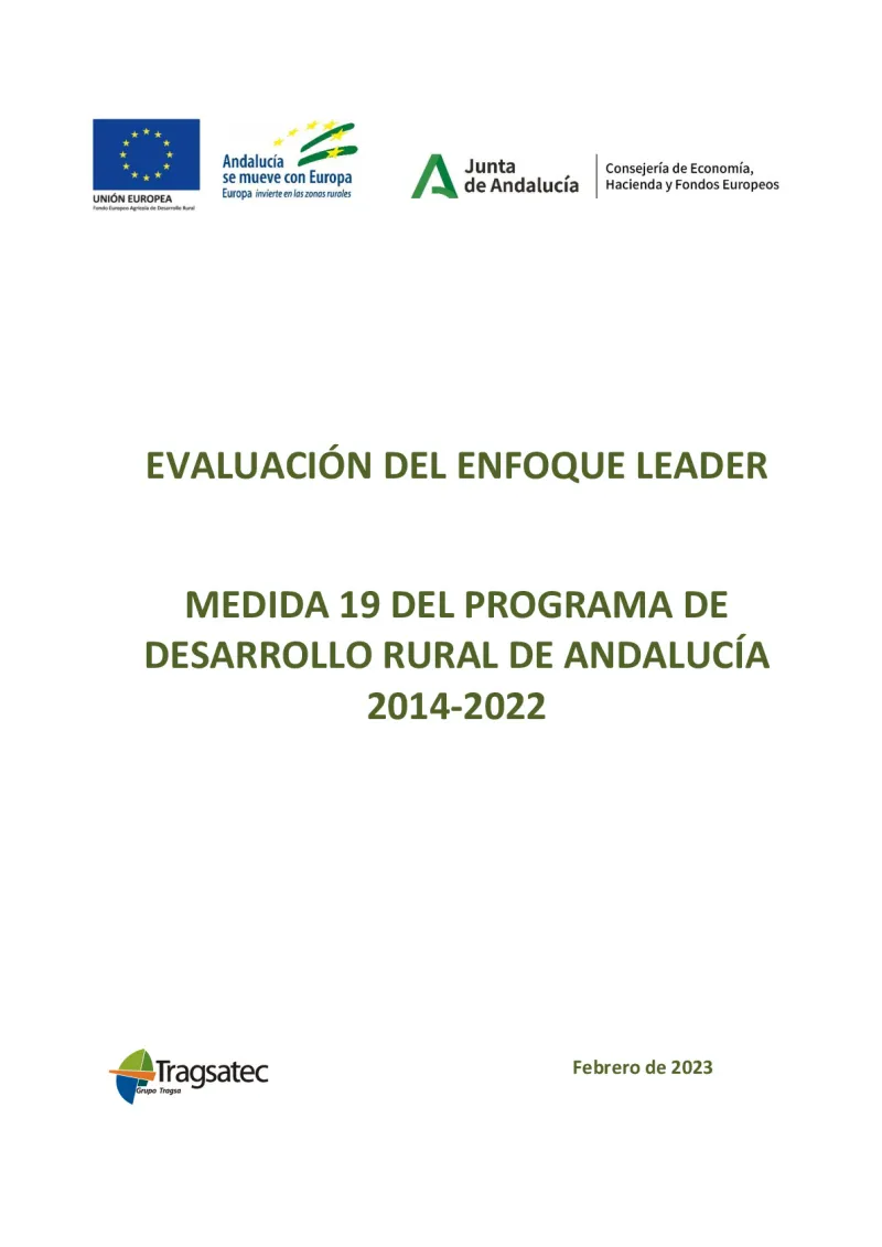 Evaluation of the LEADER approach in Andalusia