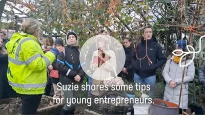 Snippet of a video showing EU CAP Network stakeholders in a field visit