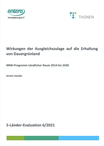 Evaluating the effects of compensatory allowance on the maintenance of permanent grassland in North Rhine-Westphalia, Germany