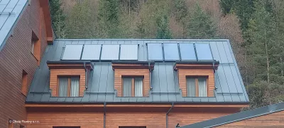 16. PIENINY Chalet efficiency of water heating solar power collectors_B