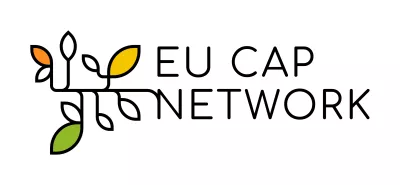 EU CAP Network logo over a white background.