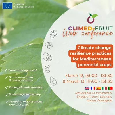 CLIMED-FRUIT event poster