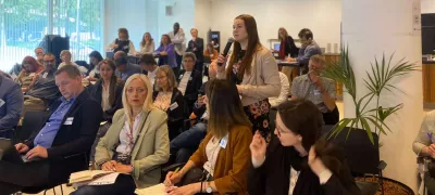 People attending a meeting