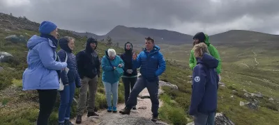 Moving project scottish mountain field visit