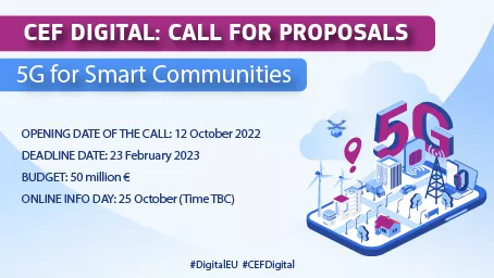 5G for Smart Communities: Call for proposals now open