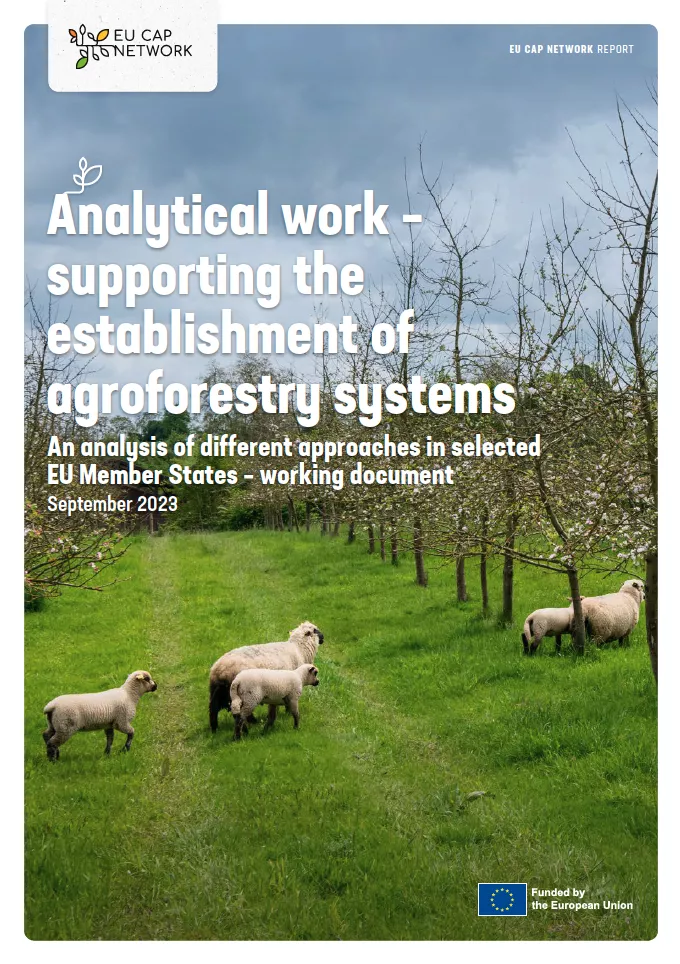 Cover CSPAnalysis - Analytical work: supporting the establishment of agroforestry systems