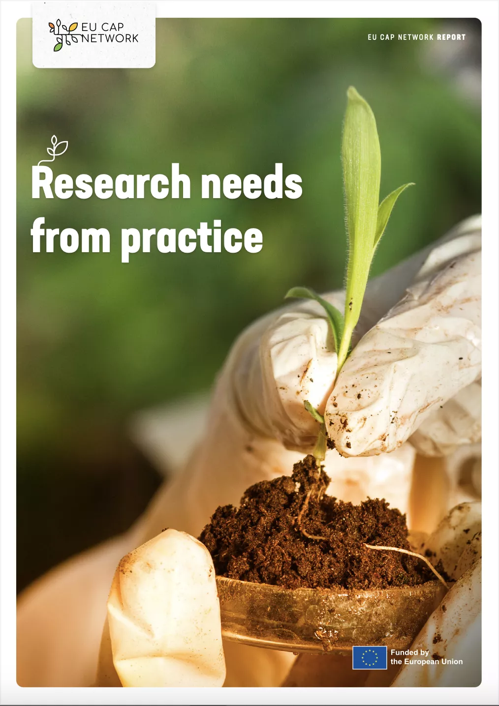 Cover of the report 'Research needs from practice'