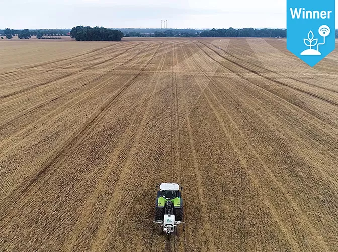 a truck in a field