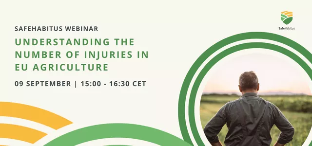 Understanding the number of injuries in EU agriculture event poster
