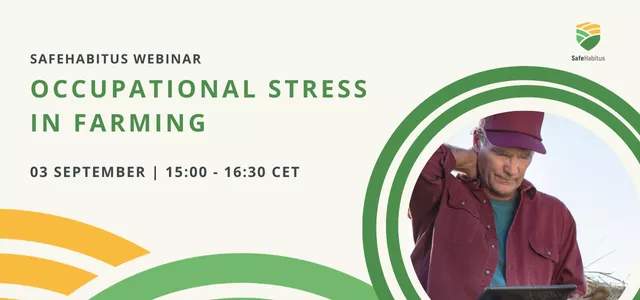 Occupational stress in farming event poster