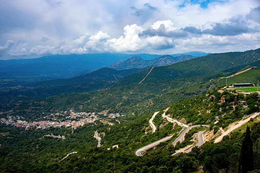 Town of Triei - Sardinia - Italy
