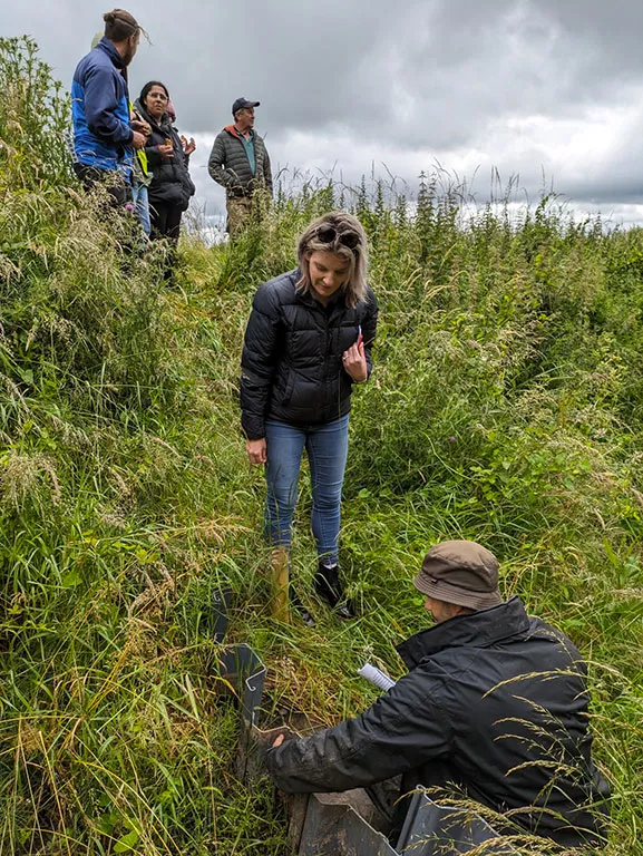 eip carbon farming farmers checking out plastic 