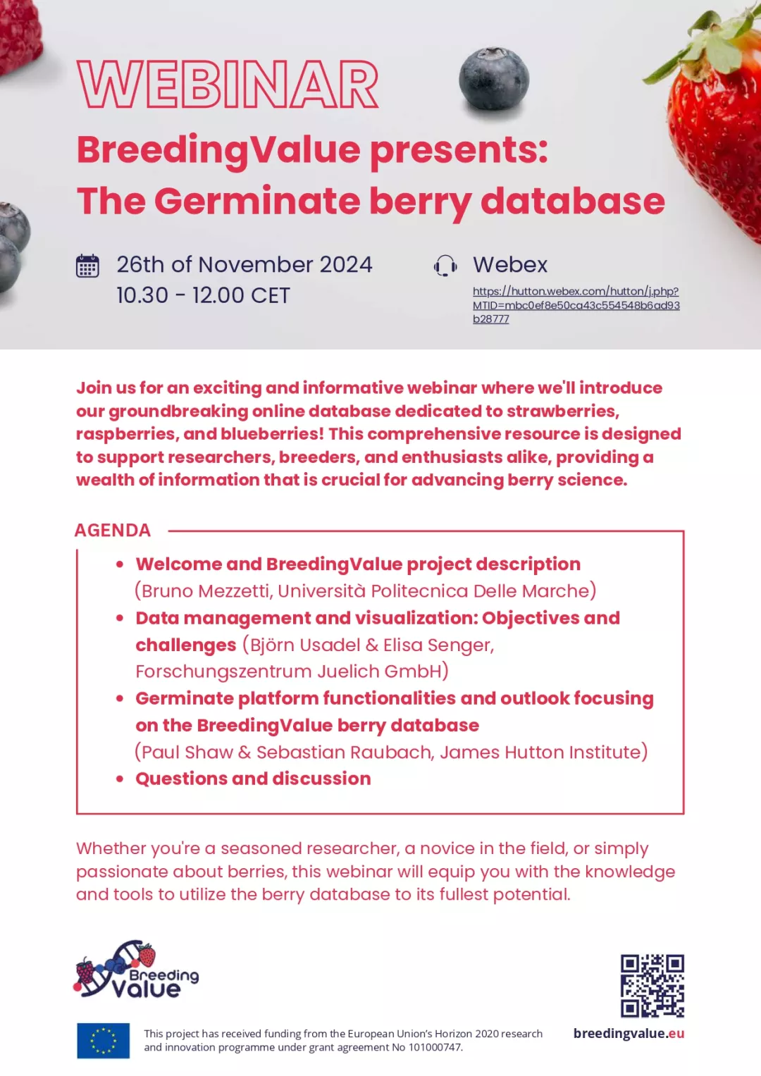 Germinate webinar onepager