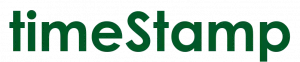 Time stamp logo