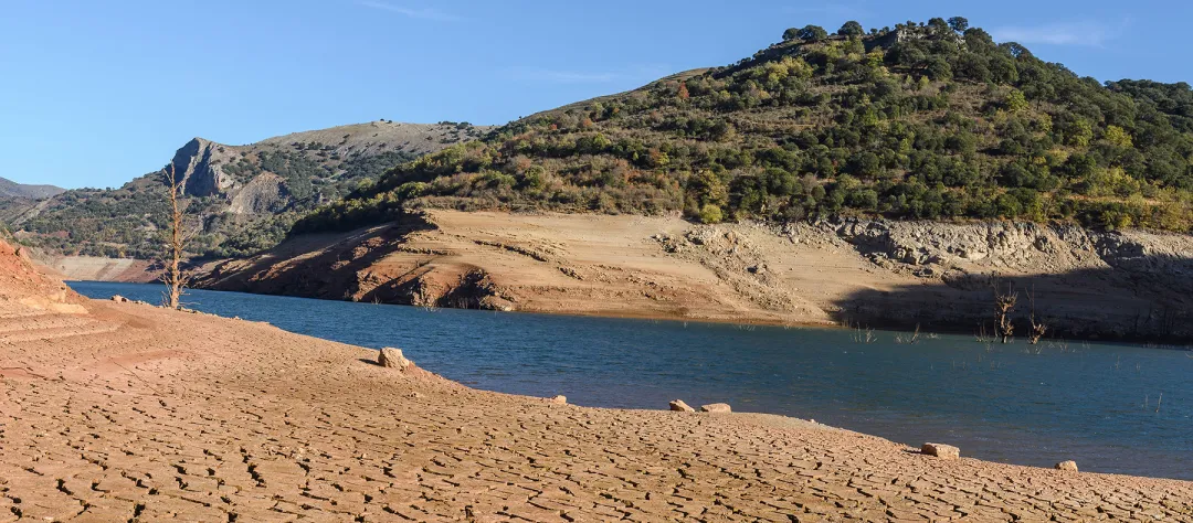 River in an arid region