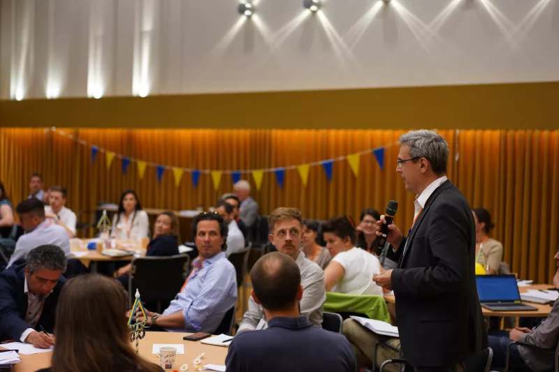 GPW participant speaking during the meeting