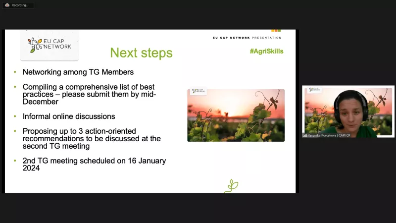 Thematic Group on Nurturing Skills for a Thriving and Sustainable Agricultural Sector