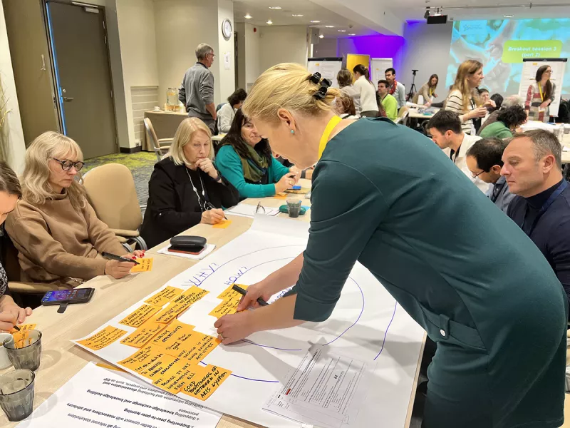 People during the workshop
