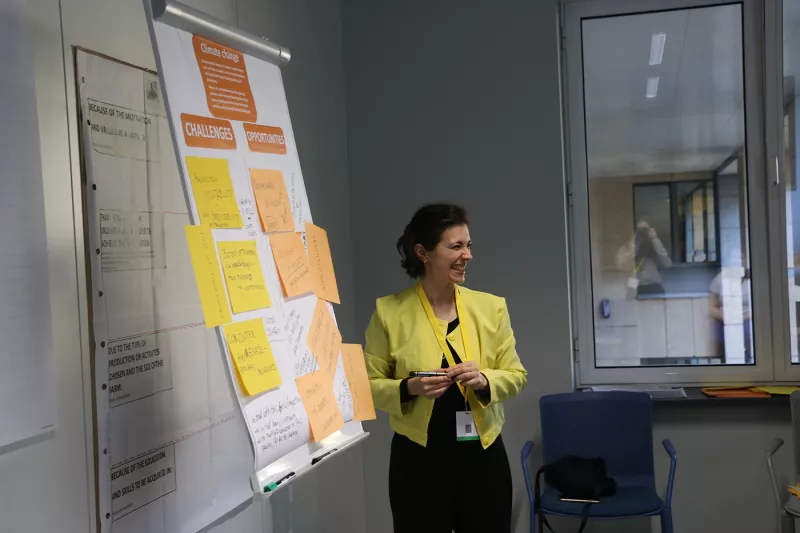 TG meeting room with participants